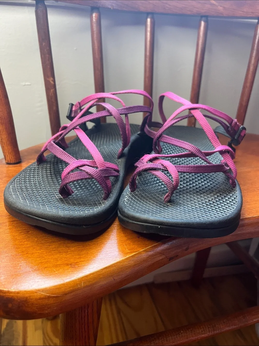 Chaco Women’s ZX/2 Classic Sandals Purple Strappy Sport Sandals Size 7 GUC - Picture 4 of 8